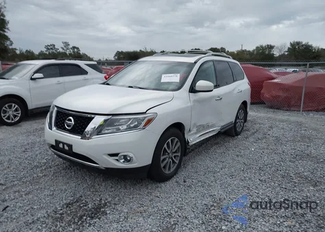 2014 Nissan Pathfinder Sl z USA, uszkodzony, nr VIN 5N1AR2MM8EC605758